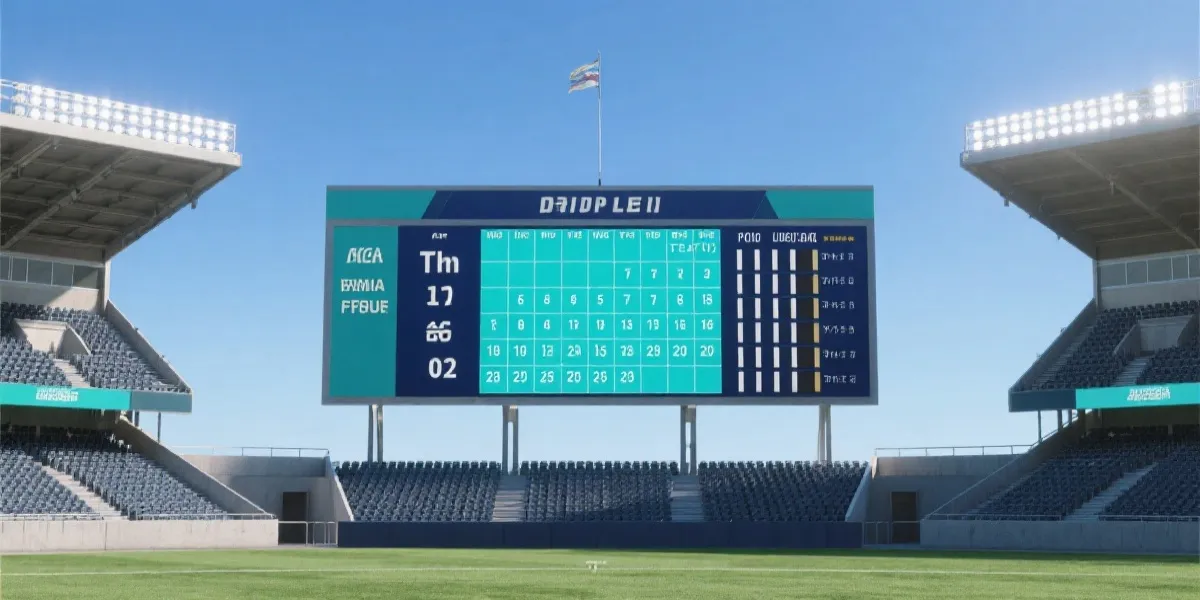 赛程与赛果可视化示意图